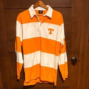 Pro Player Orange and White Tennessee Polo Shirt